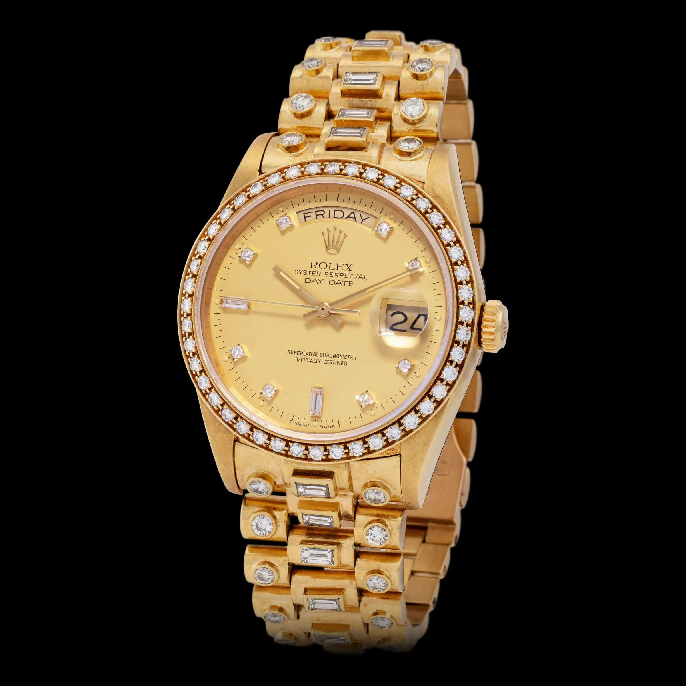 Rolex Day-Date 36 18048 36mm Yellow gold Champagne