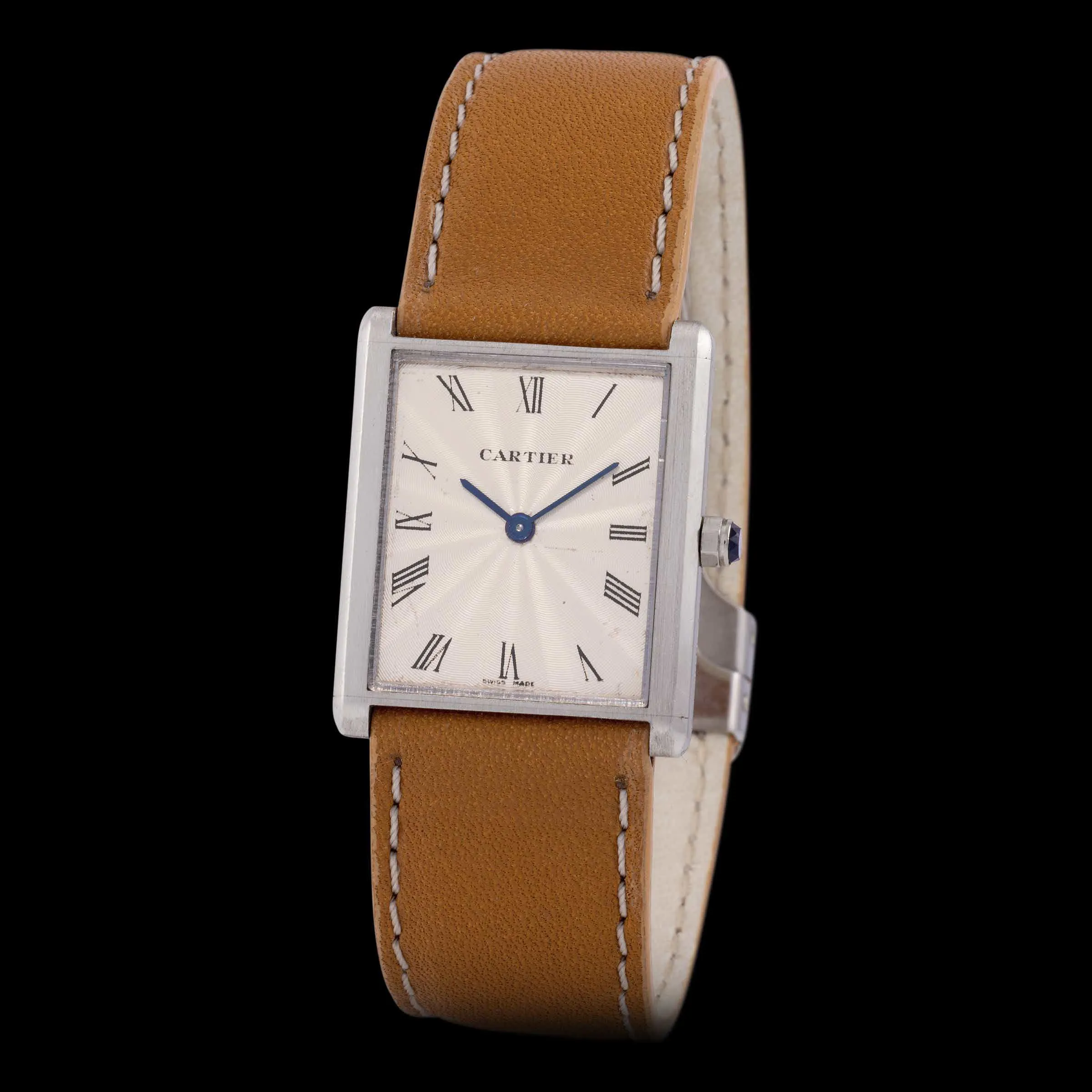 Cartier Tank 1960 21mm Platinum Silver