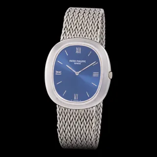 Patek Philippe Ellipse 3589-1 White gold Blue