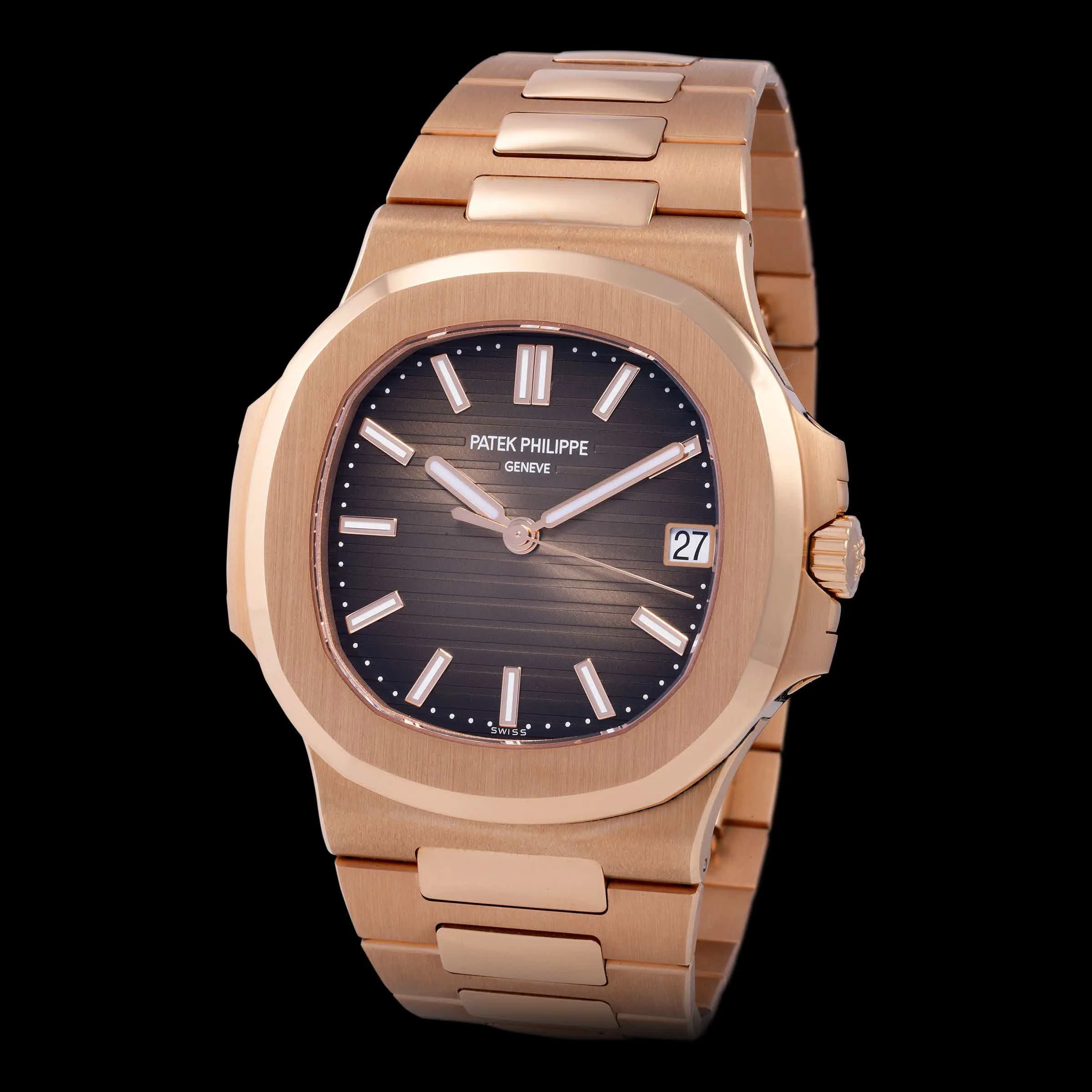 Patek Philippe Nautilus 5711/1R 40mm Rose gold Brown