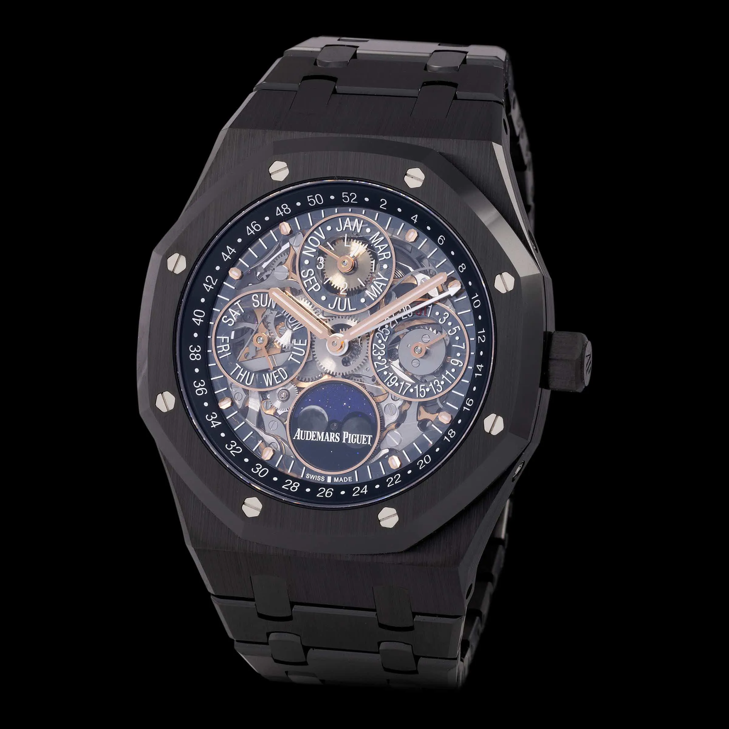 Audemars Piguet Royal Oak Quantieme Perpetual 26585CE 41mm Ceramic Skeletonized