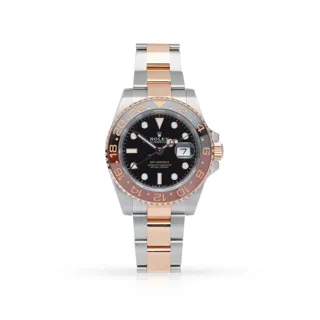 Rolex GMT-Master II 126711CHNR Rose gold and Stainless steel Black