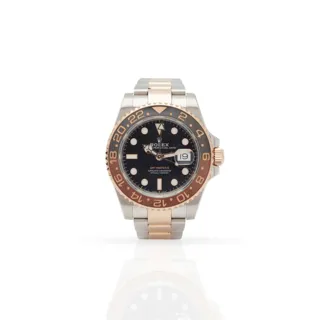 Rolex GMT-Master II 126711CHNR Rose gold and Stainless steel Black