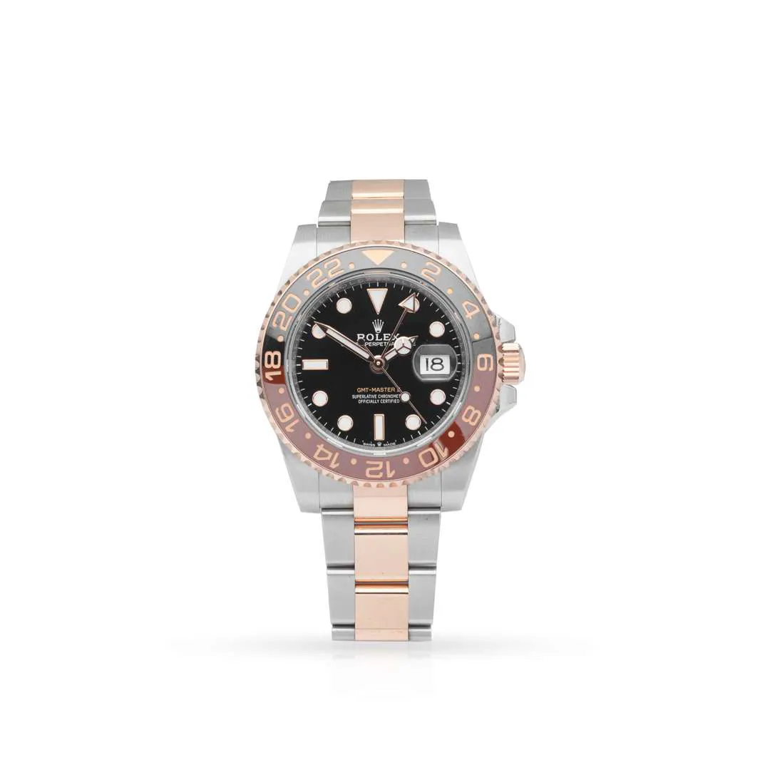 Rolex GMT-Master II 126711CHNR 40mm Rose gold and Stainless steel Black