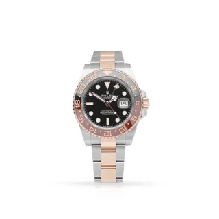 Rolex GMT-Master II 126711CHNR Rose gold and Stainless steel Black