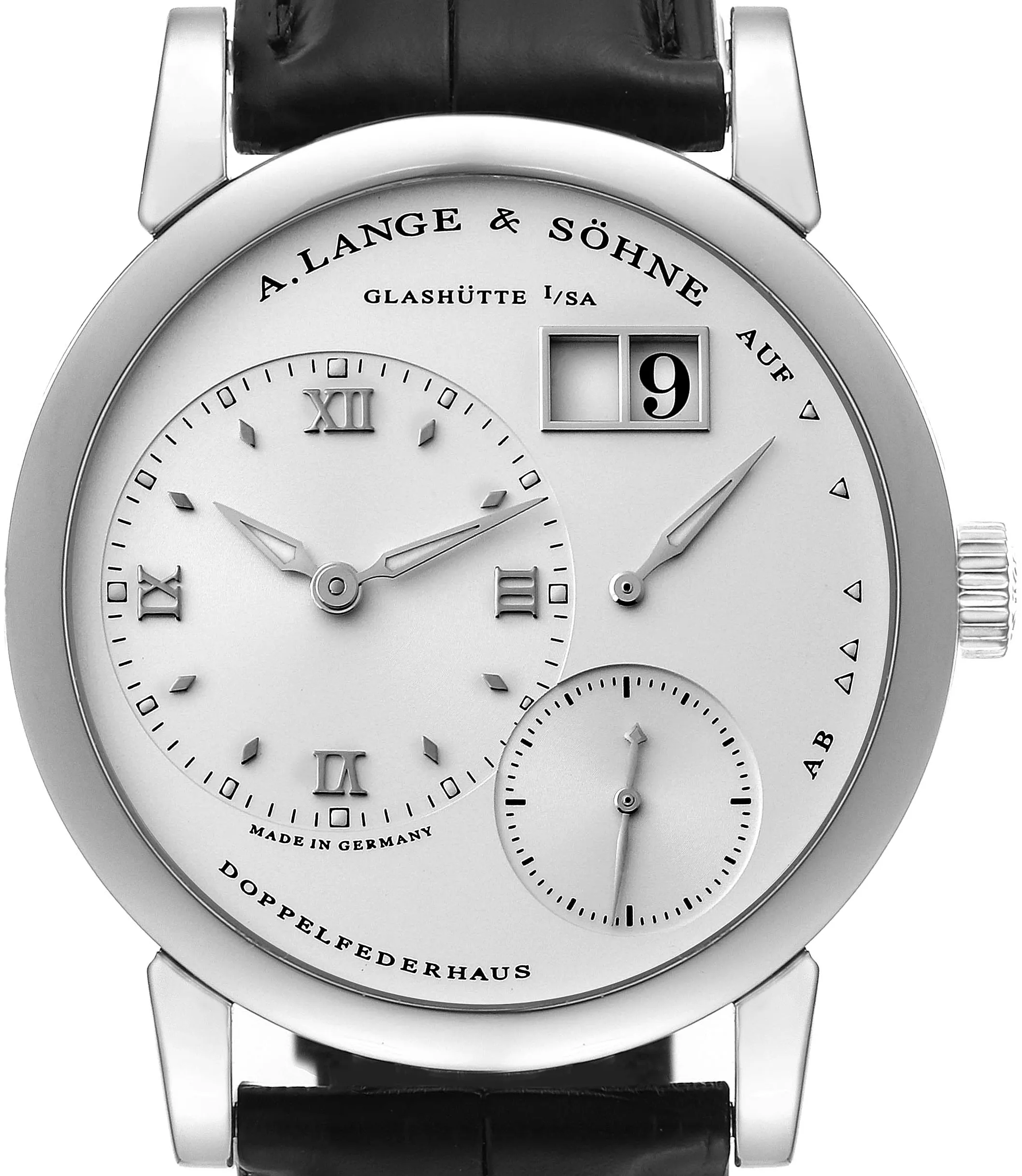 A. Lange & Söhne Lange 1 101.039 38.5mm White gold and 18k white gold Silver