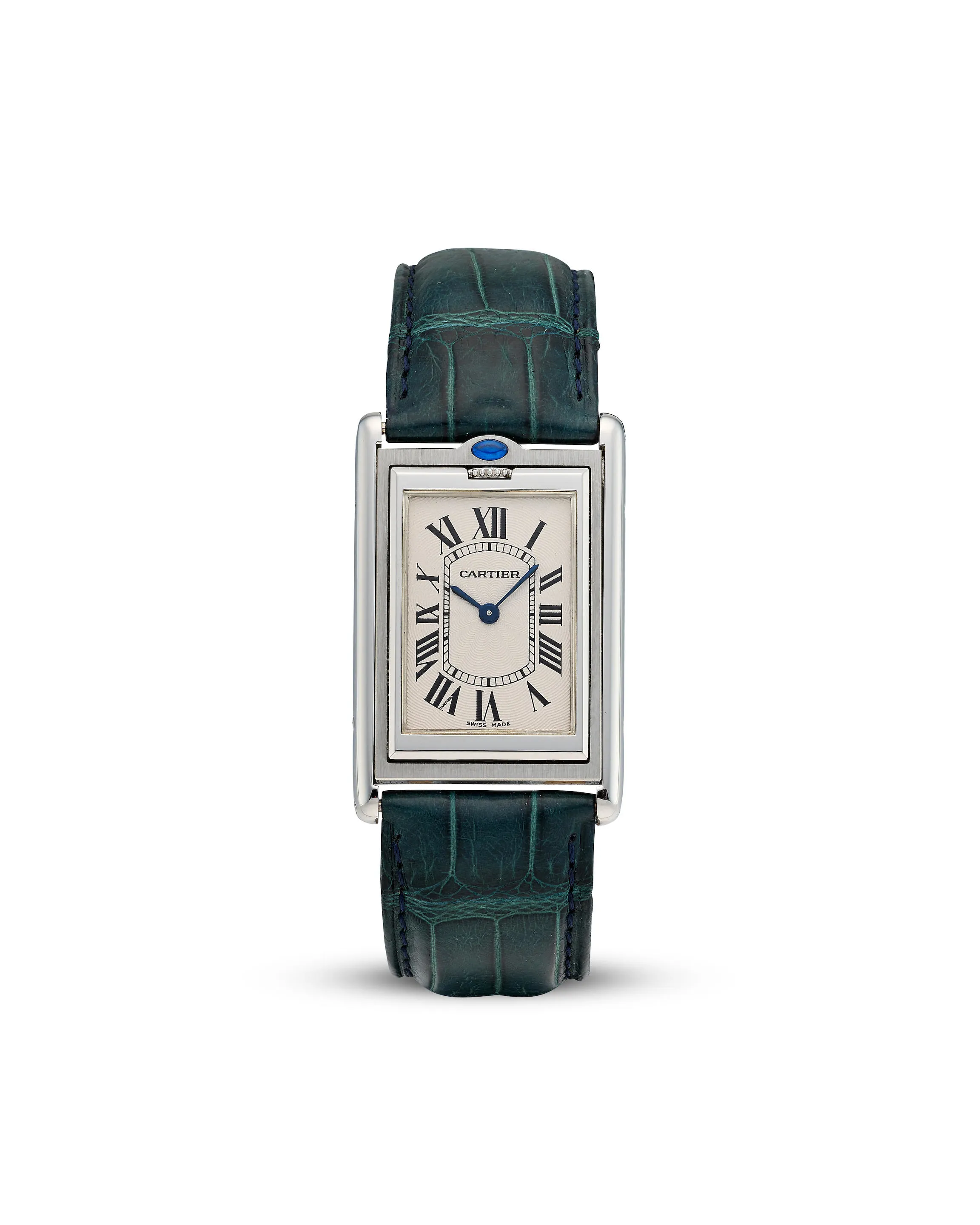 Cartier Basculante 2390 25mm Stainless steel White 1