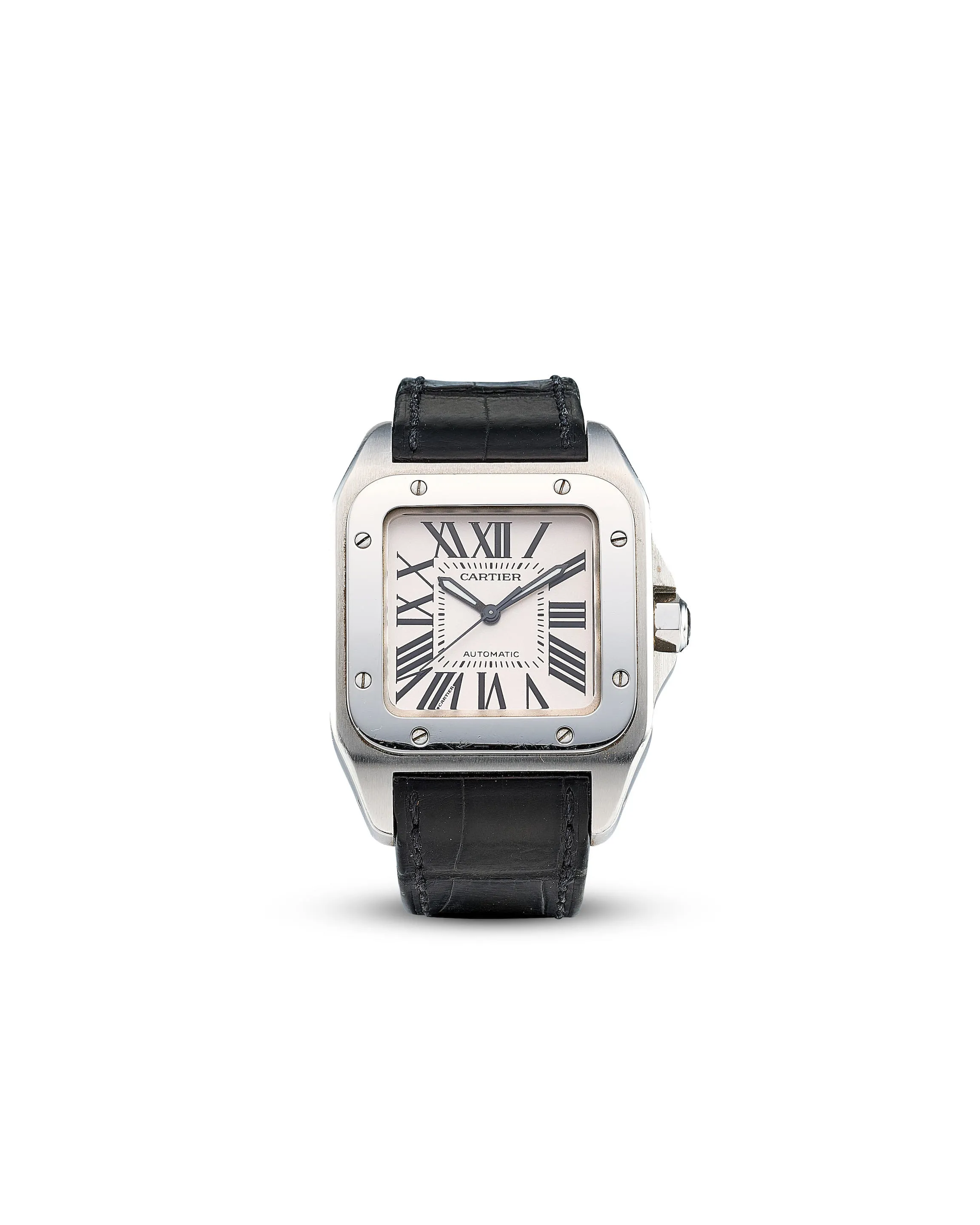 Cartier Santos 100 2878 33mm Stainless steel White 1
