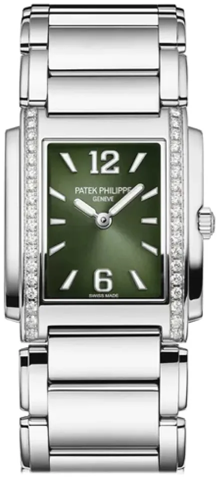 Patek Philippe Twenty~4 4910/1200A-011 25.1mm Stainless steel Green