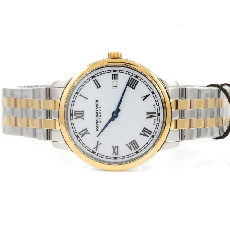 Raymond Weil Toccata 5485-STP-00359 39mm Yellow gold and Stainless steel and PVD White 4