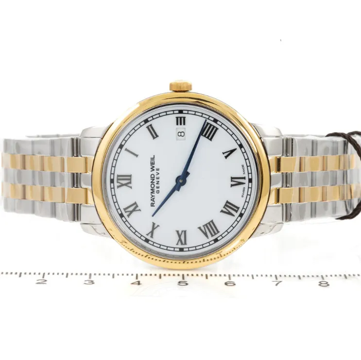 Raymond Weil Toccata 5485-STP-00359 39mm Yellow gold and Stainless steel and PVD White 5