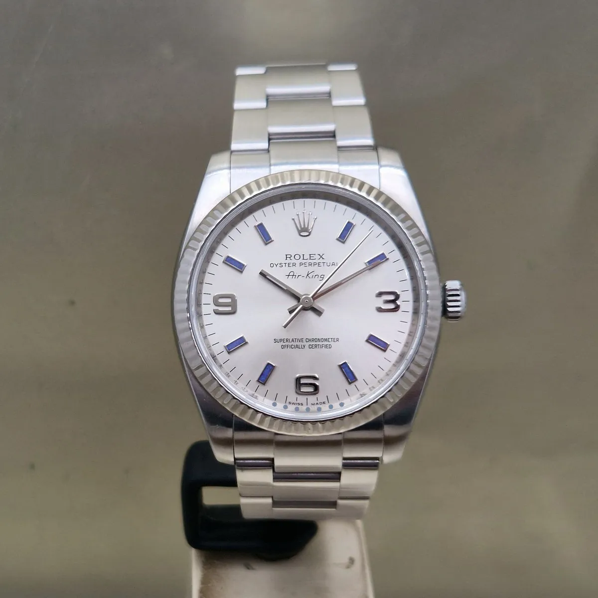 Rolex Air King 114234 34mm ACCIAIO Silver