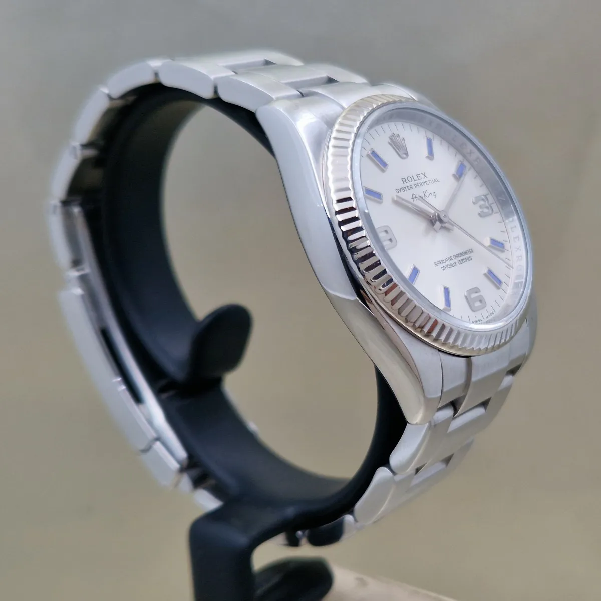 Rolex Air King 114234 34mm ACCIAIO Silver 2