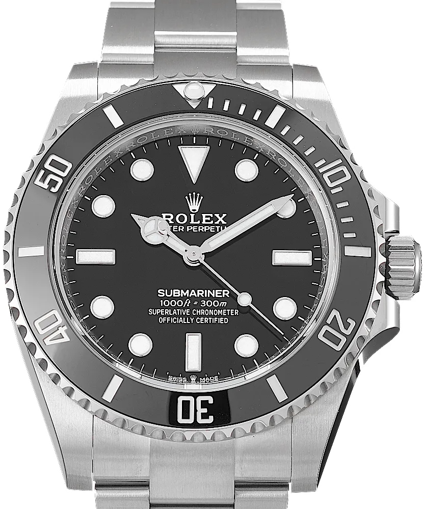 Rolex Submariner 124060 41mm Stainless steel Black