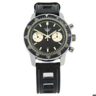 Heuer Autavia 7763C Stainless steel Black