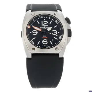 Bell & Ross BR 02 BR02-20 Stainless steel Black