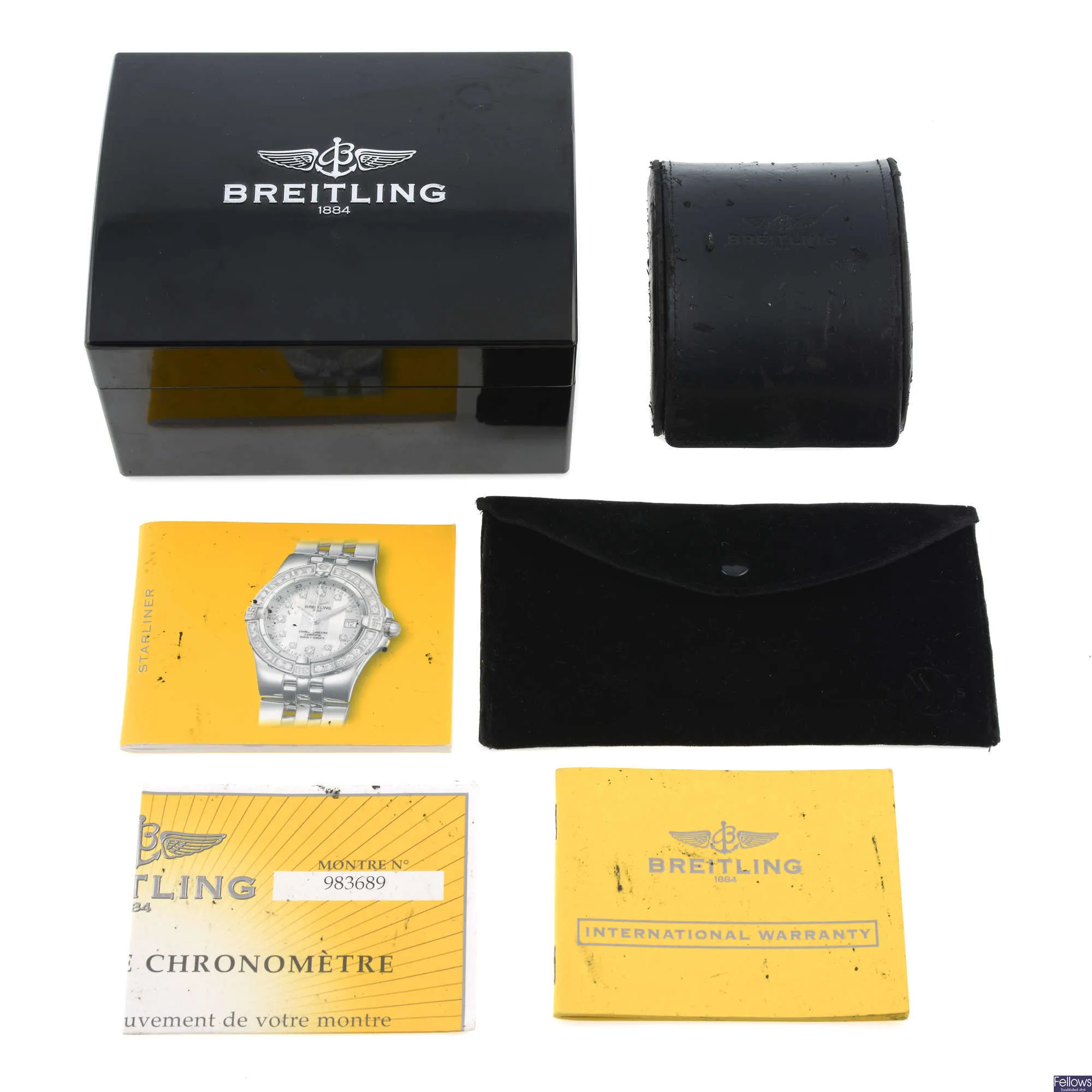 Breitling Galactic B71340 30mm Stainless steel Mother-of-pearl 5