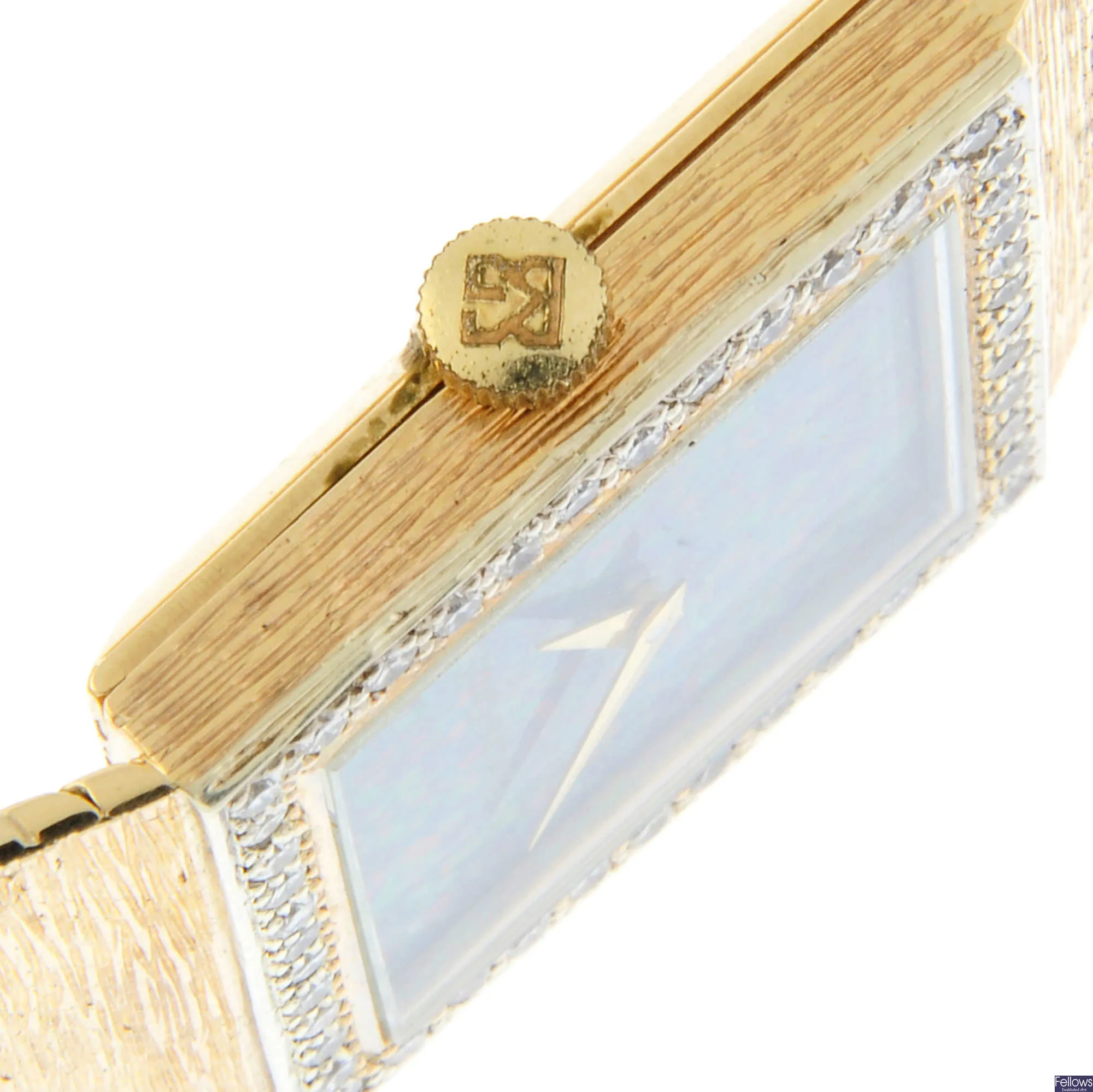 Bueche-Girod 26mm Yellow gold and Diamond Opal 2