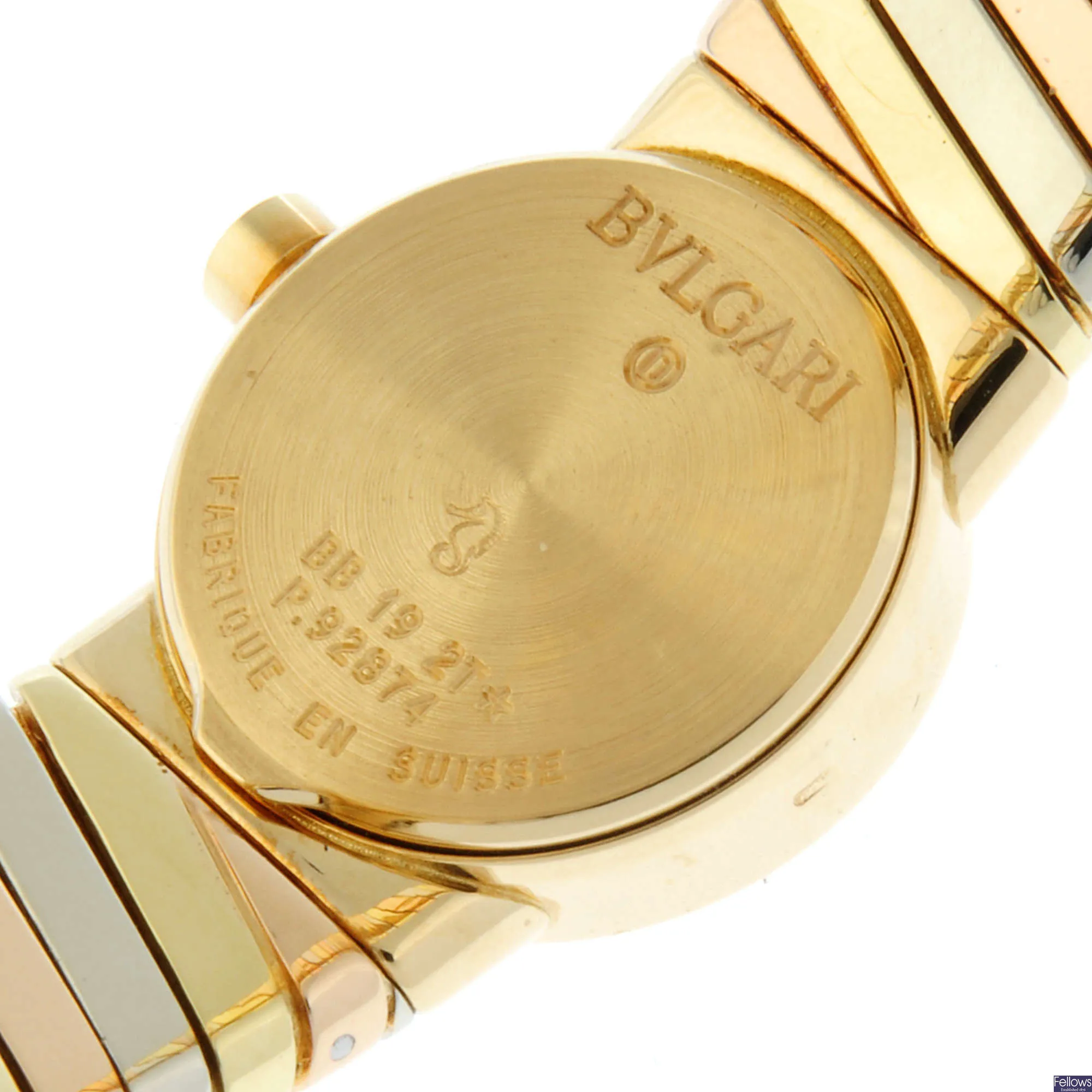 Bulgari Tubogas BB 19 21 19mm Yellow gold Black 3