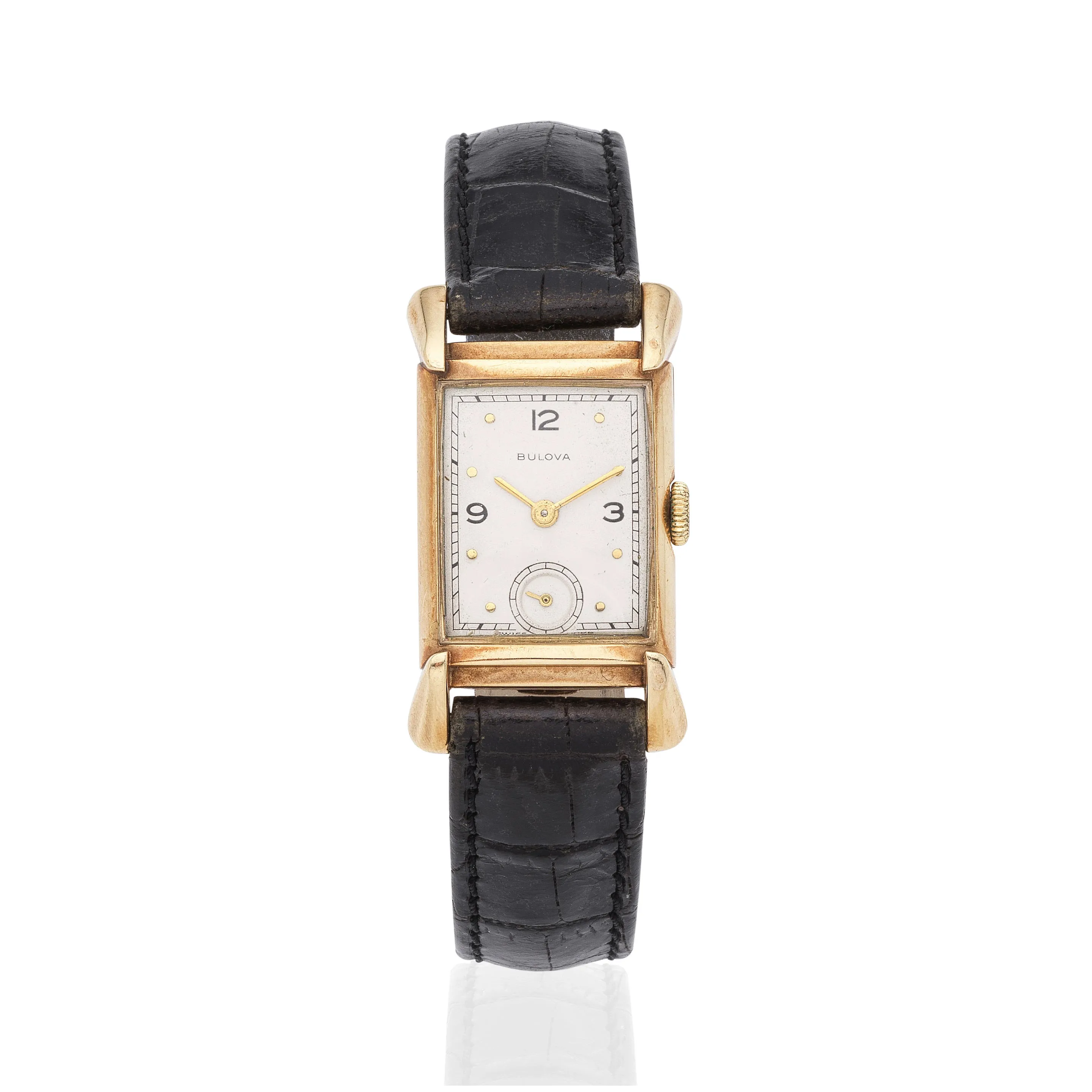 Bulova 21mm Yellow gold White