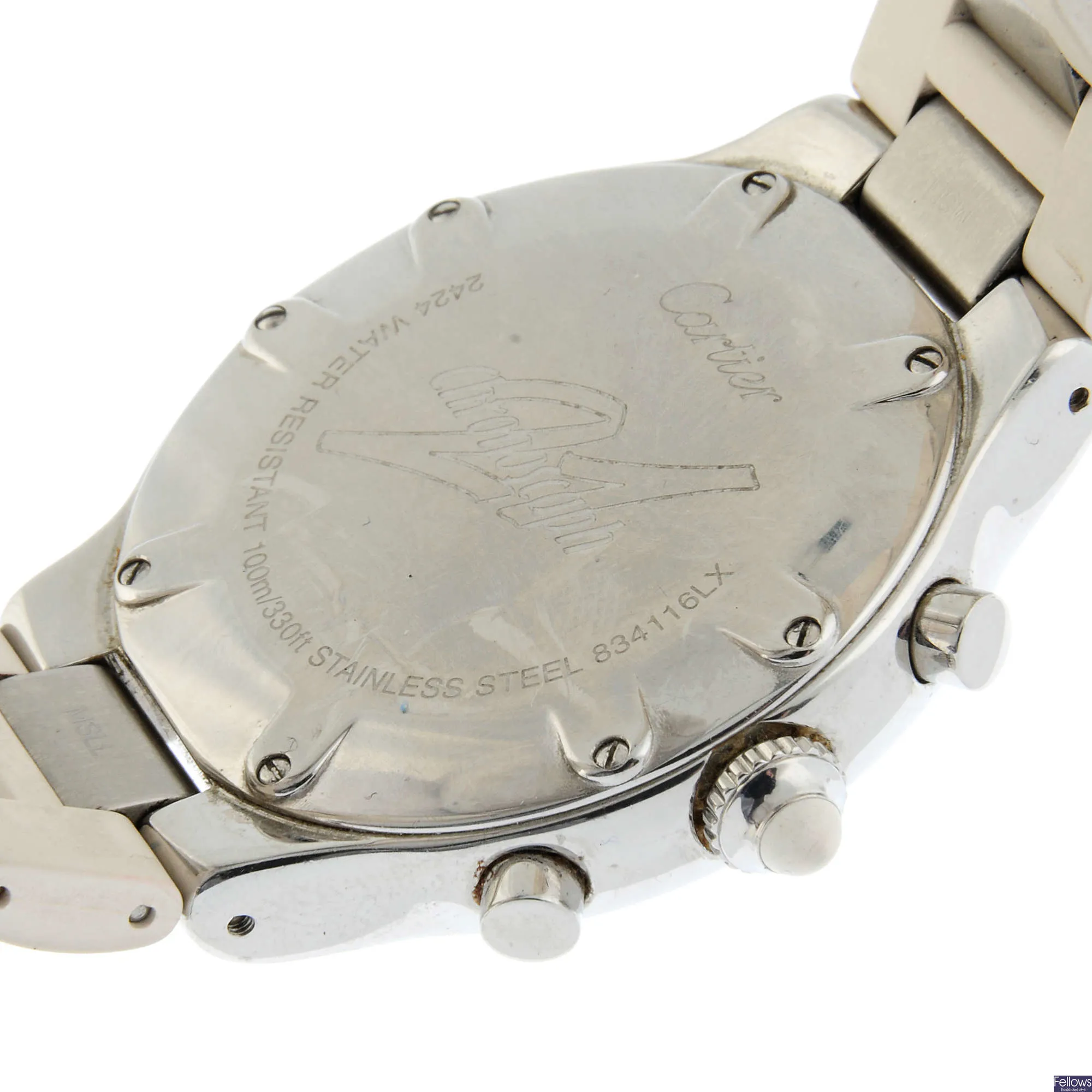 Cartier 21 Chronoscaph 2424 38mm Stainless steel White 3