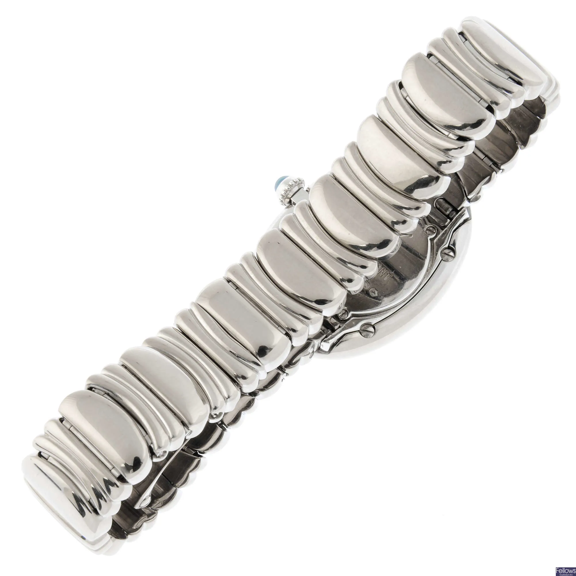 Cartier Baignoire 1955 22mm White gold Silver 1