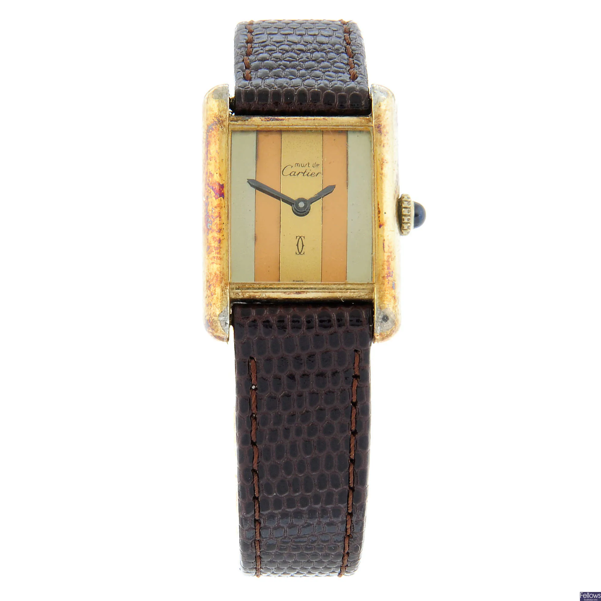 Cartier Must de Cartier Tank 21mm Vermeil Tri-color