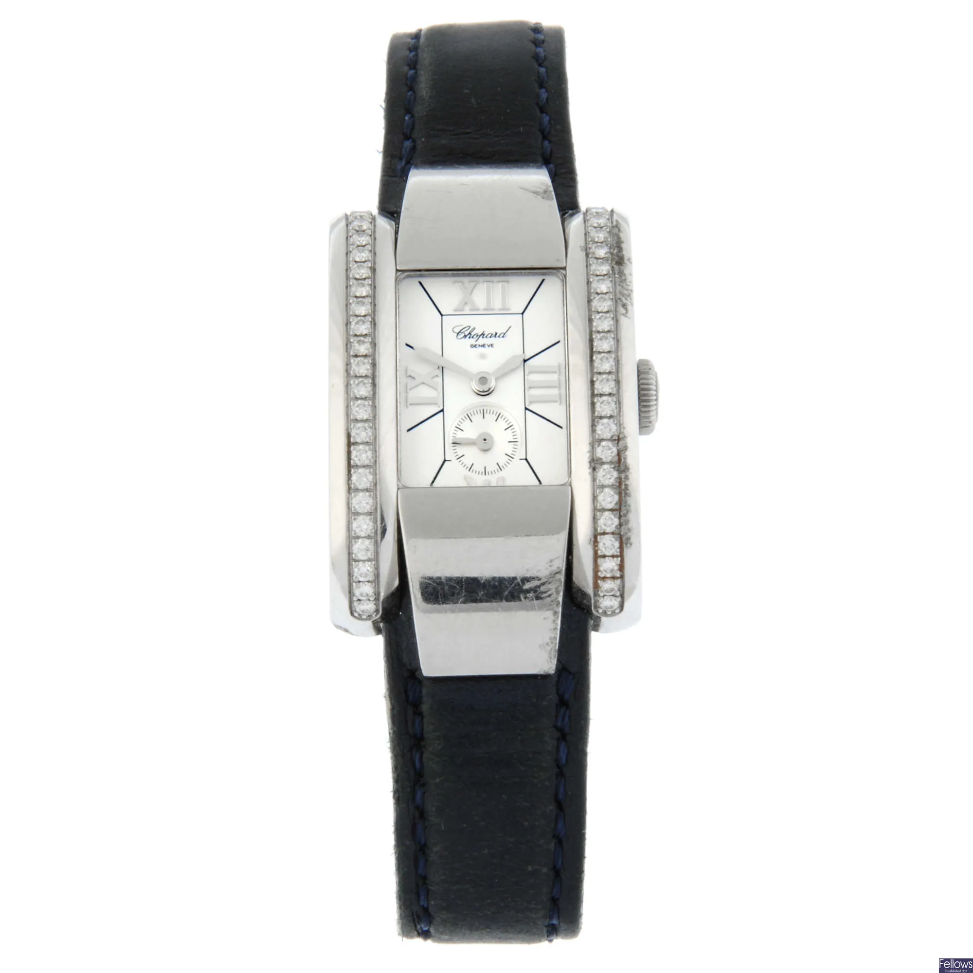 Chopard La Strada 8357 24mm Stainless steel and Diamond White