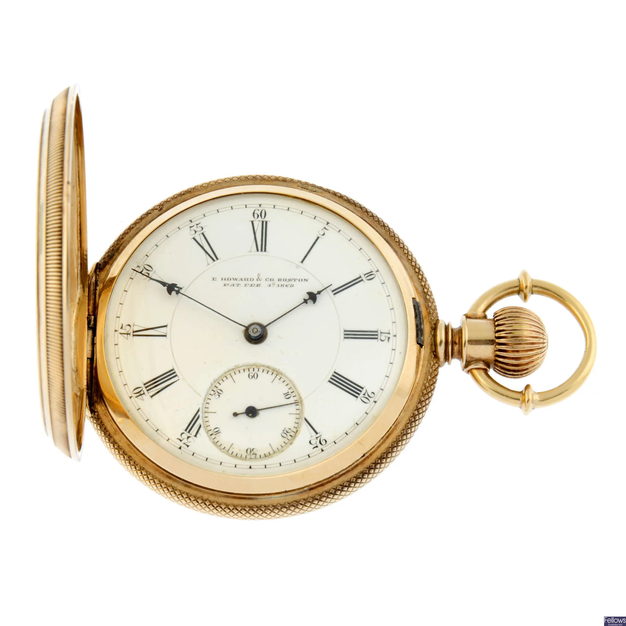 E. Howard Watch Co. 54mm Gilt-metal White