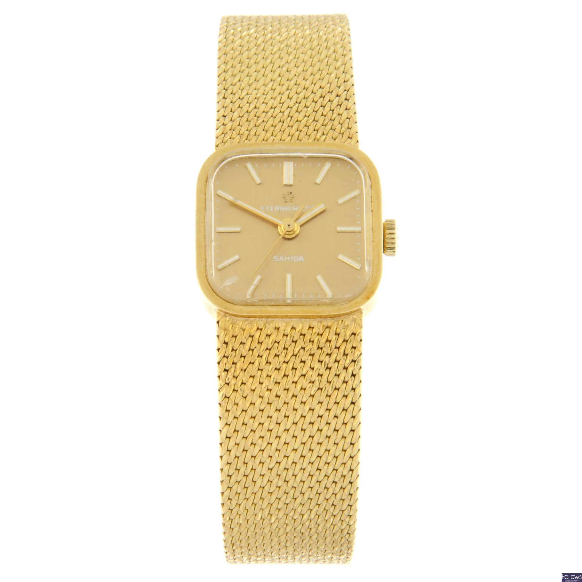 Eterna Sahida 712N 20mm Yellow gold Champagne