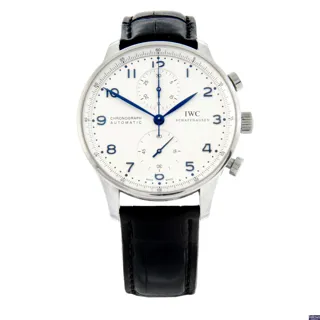 IWC Portugieser Chronograph 3714 Stainless steel Silver