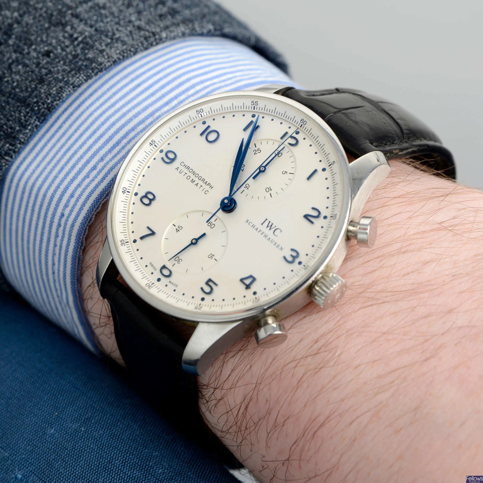 IWC Portugieser Chronograph 3714 41mm Stainless steel Silver 4