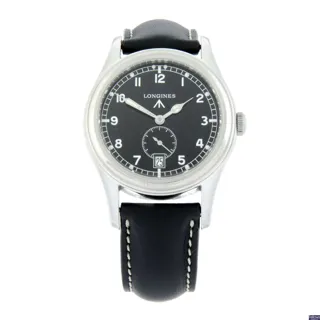 Longines WWW “Greenlander” L2.731.4.53.3 Stainless steel Black