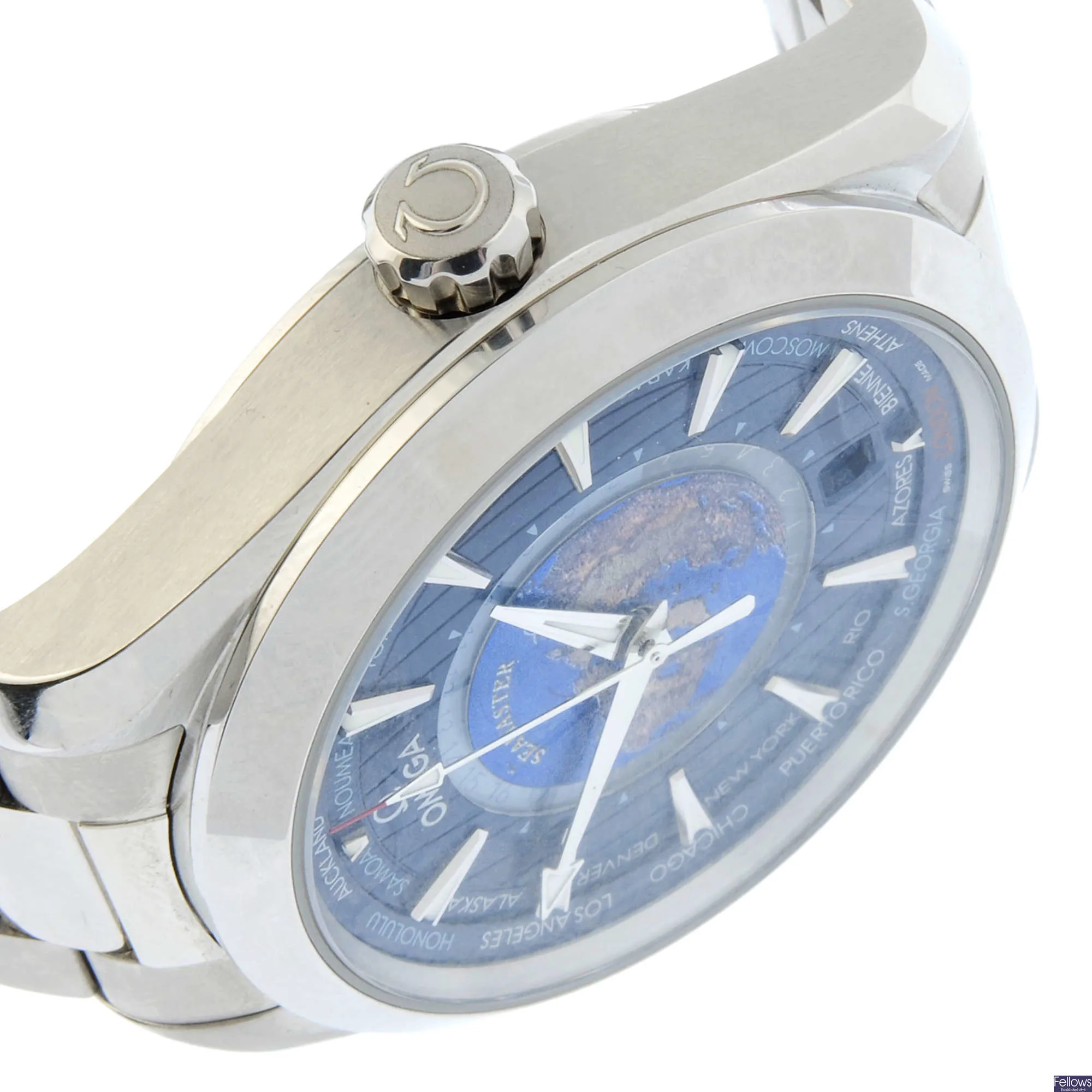 Omega Aqua Terra 220.10.43.22.03.001 43mm Stainless steel Blue 2