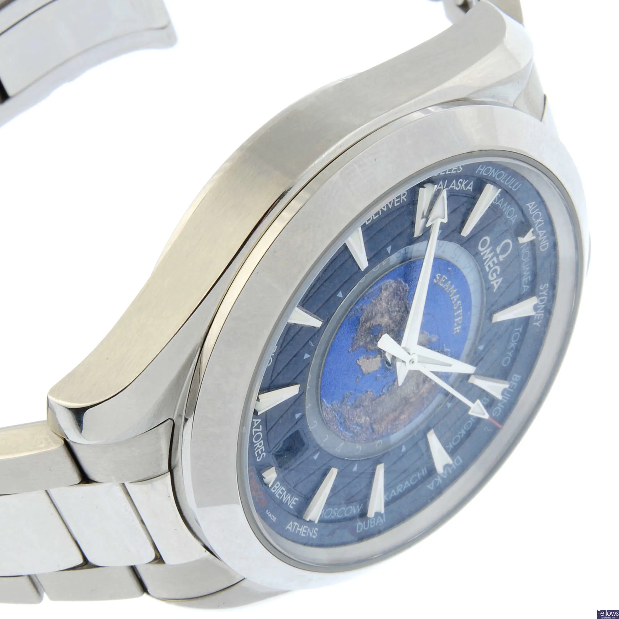 Omega Aqua Terra 220.10.43.22.03.001 43mm Stainless steel Blue 3