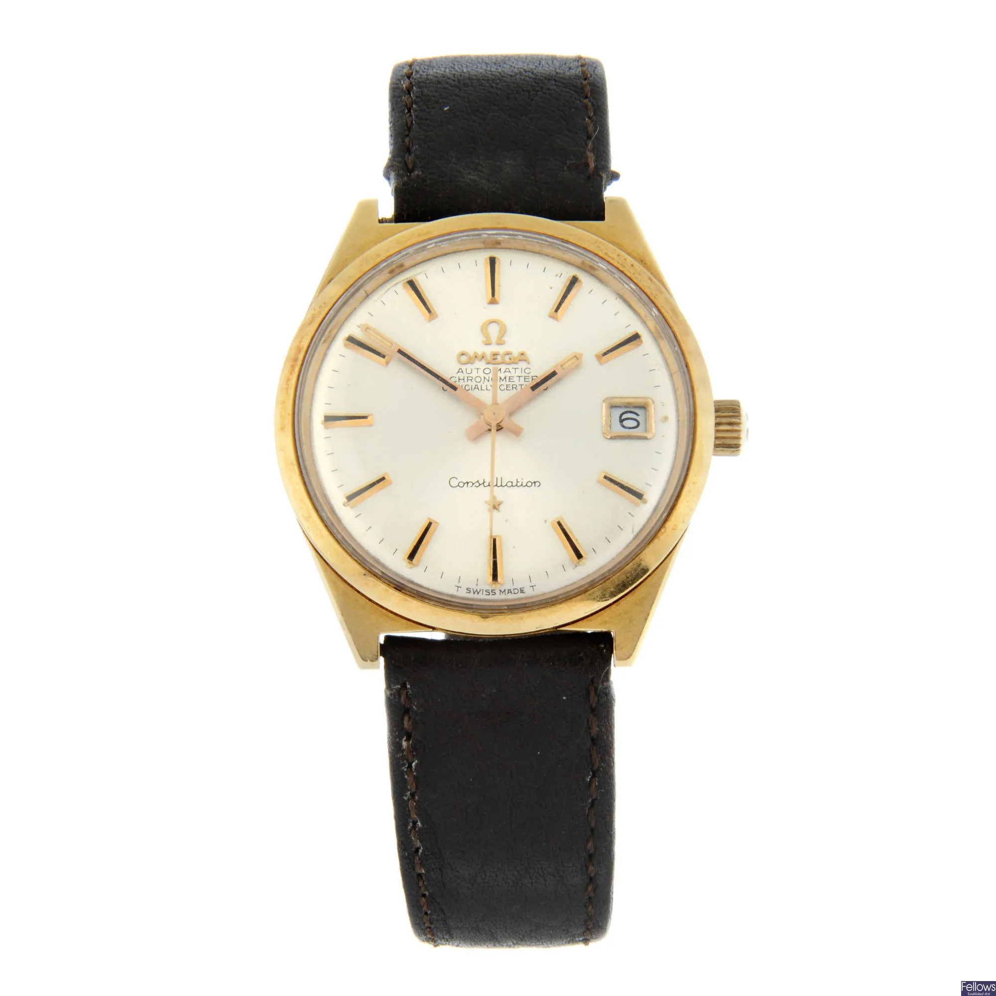 Omega Constellation 34mm Gilt-metal Silver