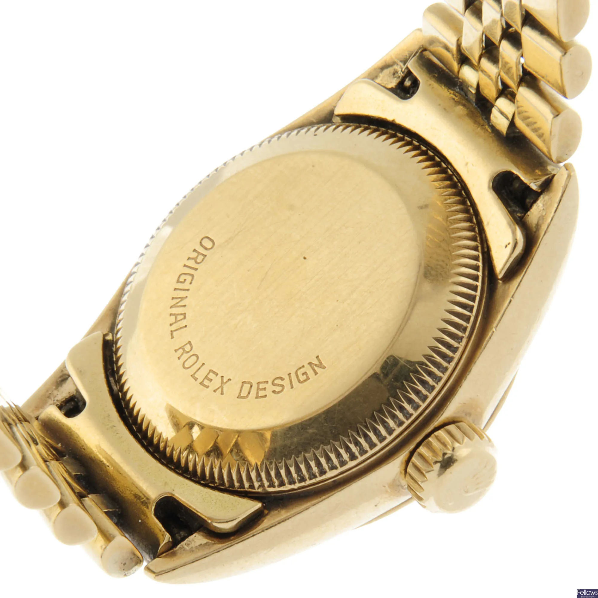 Rolex Oyster Perpetual 26 67198 25mm Yellow gold Champagne 4