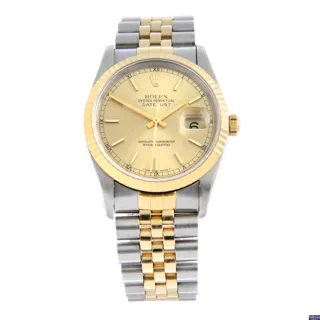 Rolex Datejust 36 16233 Stainless steel Champagne