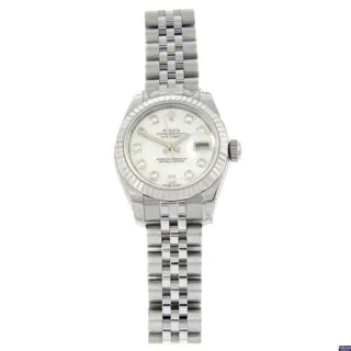 Rolex Lady-Datejust 179174 Stainless steel White