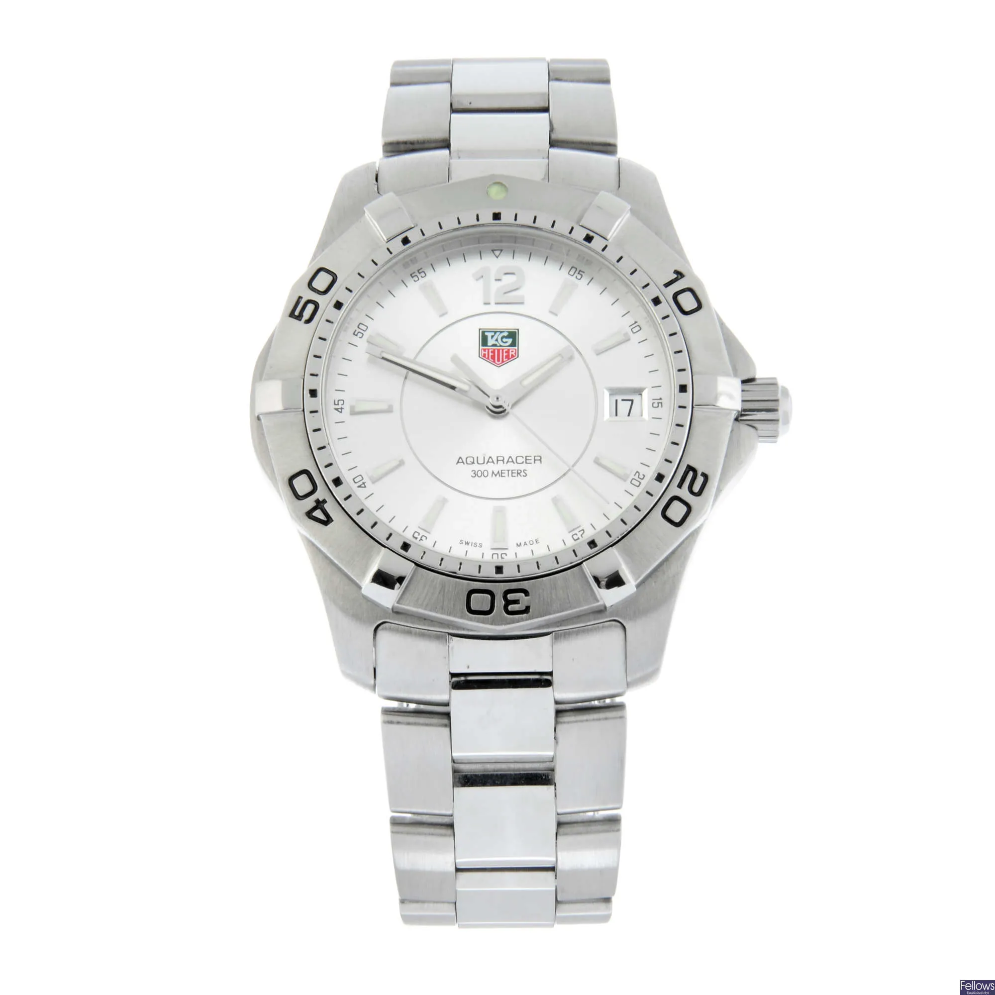 TAG Heuer Aquaracer 300M WAF1112 39mm Stainless steel Silver
