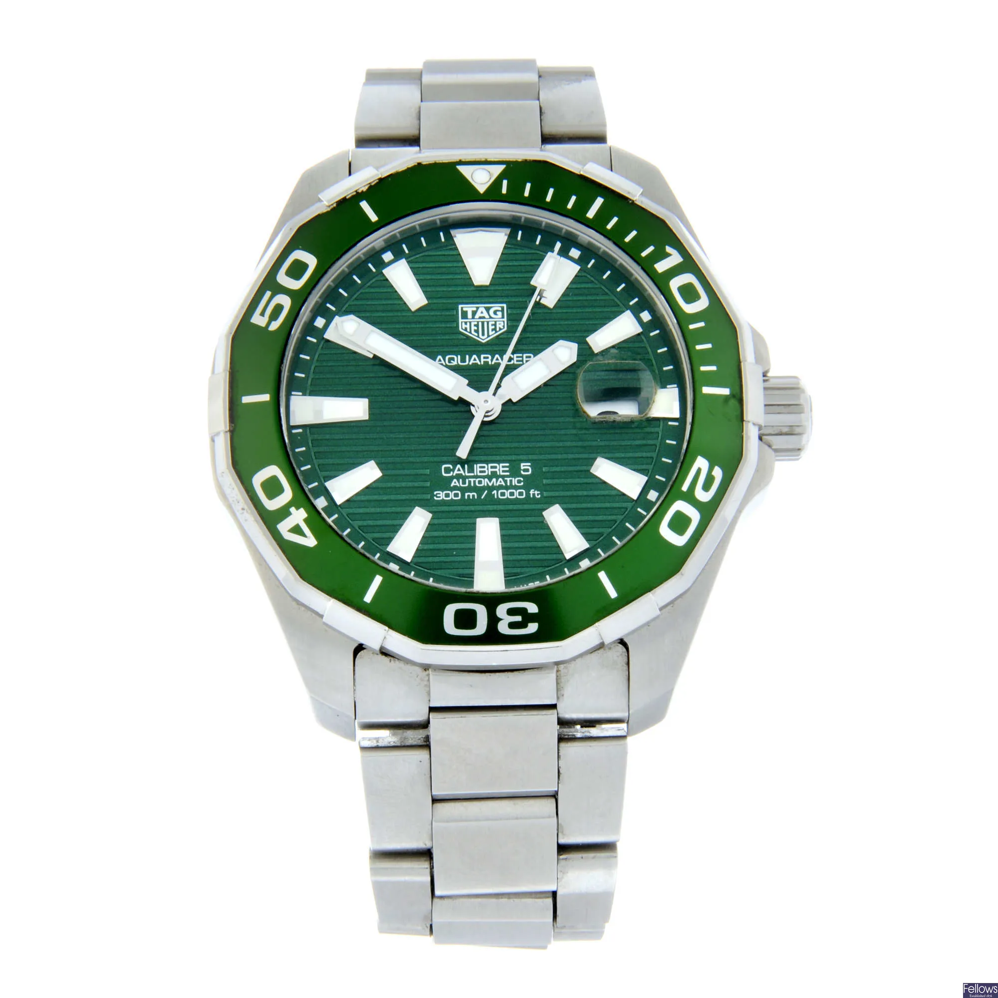 TAG Heuer Aquaracer Calibre 5 WAY201S-0 44mm Stainless steel Green