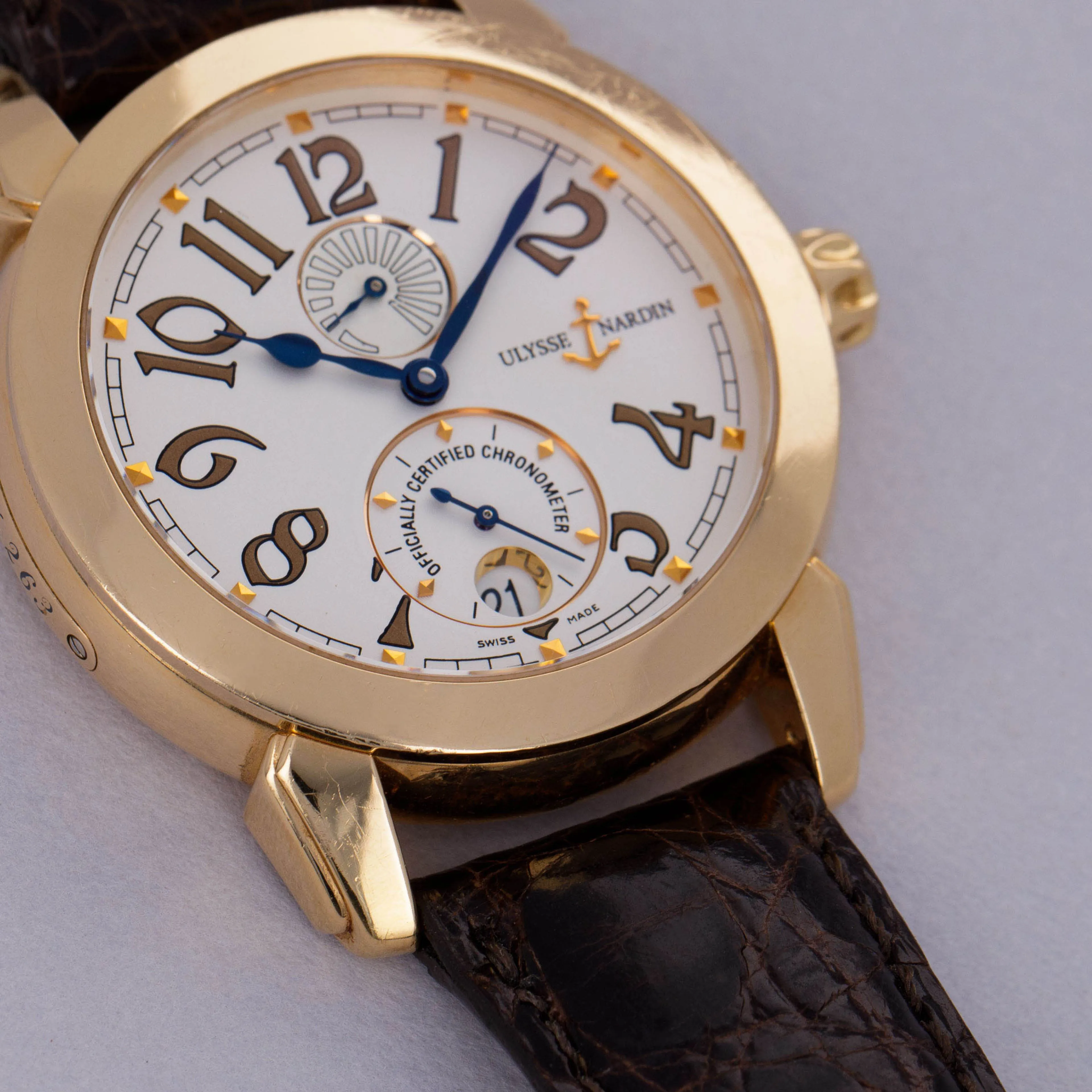 Ulysse Nardin Michelangelo 276-88 39mm Rose gold Silver 1