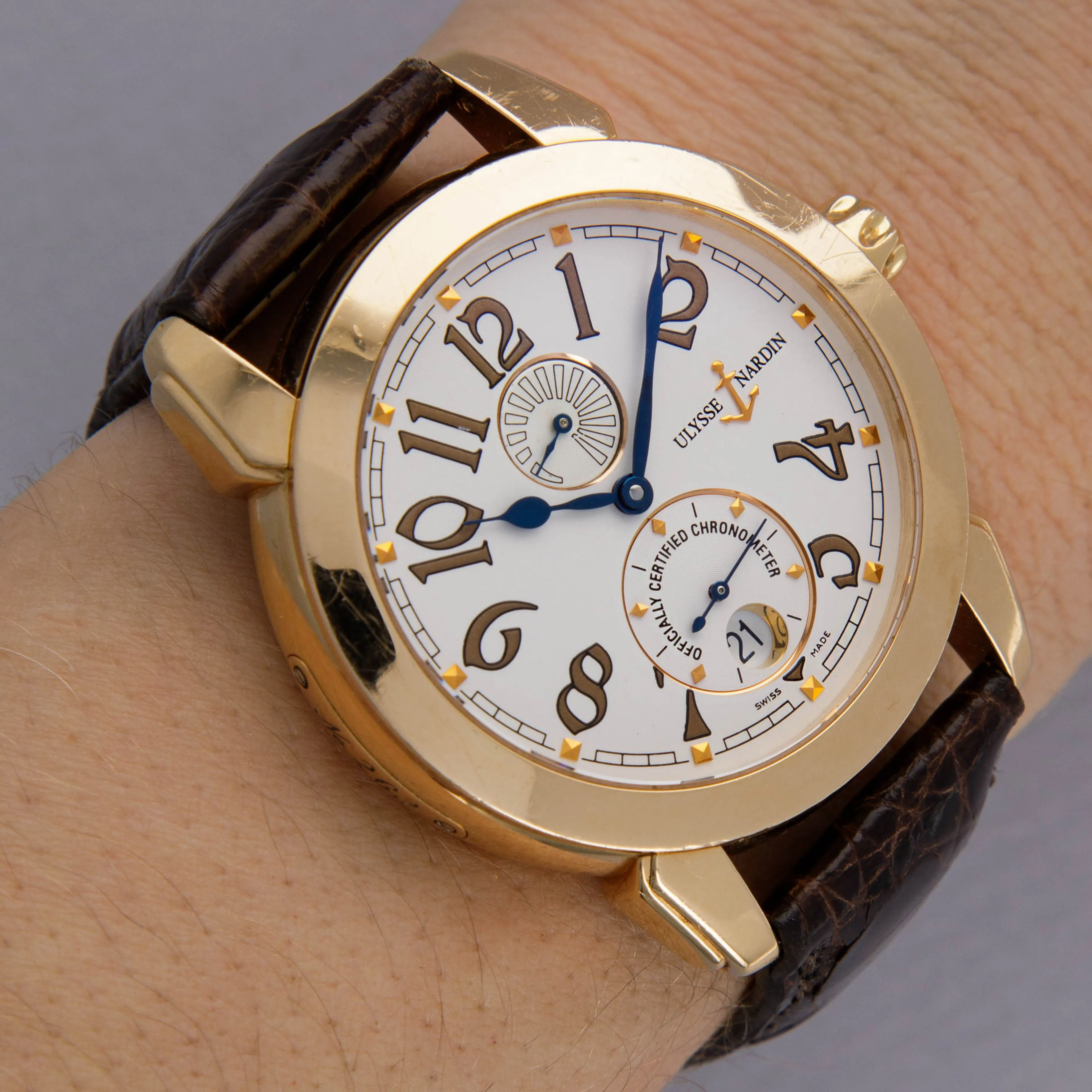 Ulysse Nardin Michelangelo 276-88 39mm Rose gold Silver 15