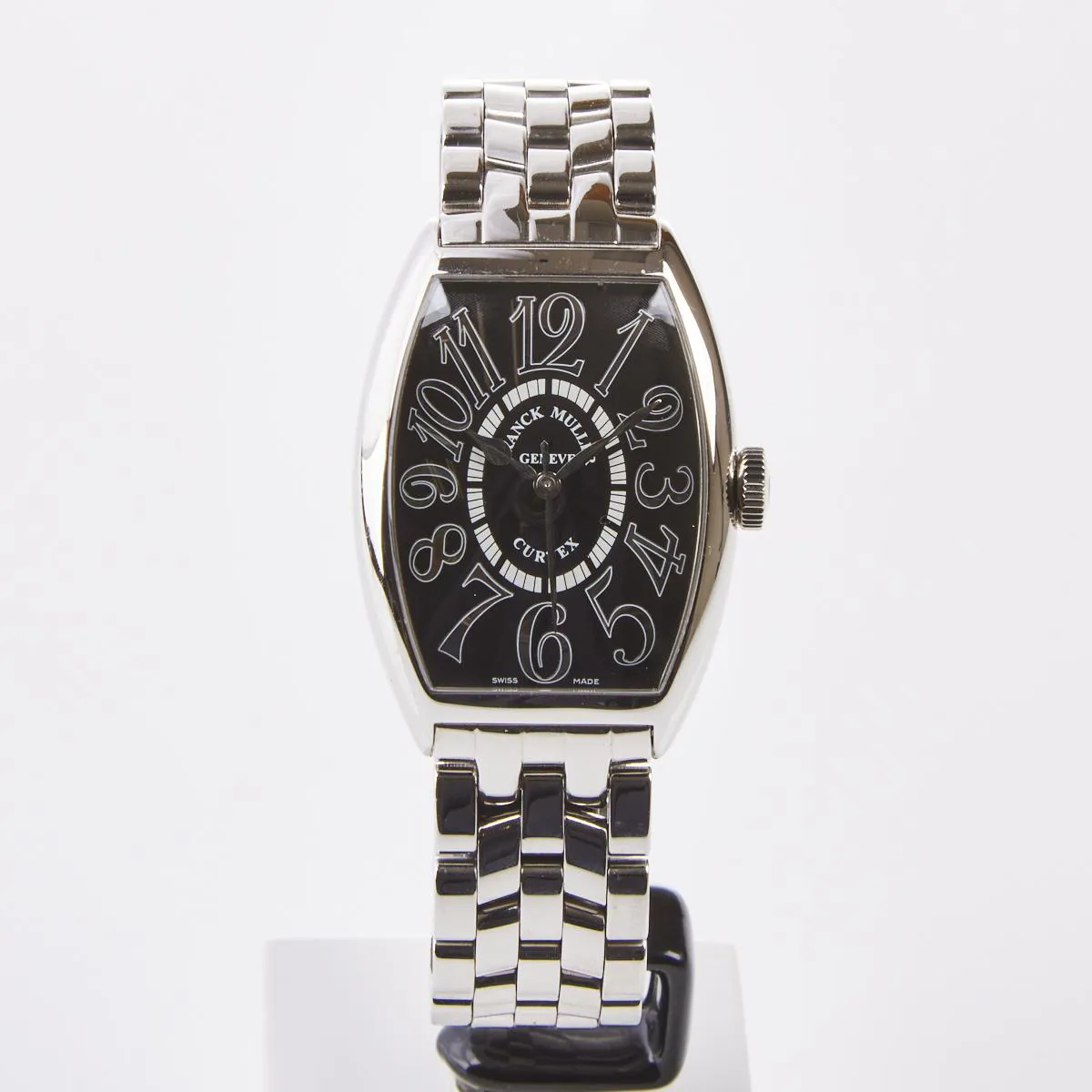 Franck Muller Cintree Curvex 5850 SC 45mm Stainless steel Black and Silver