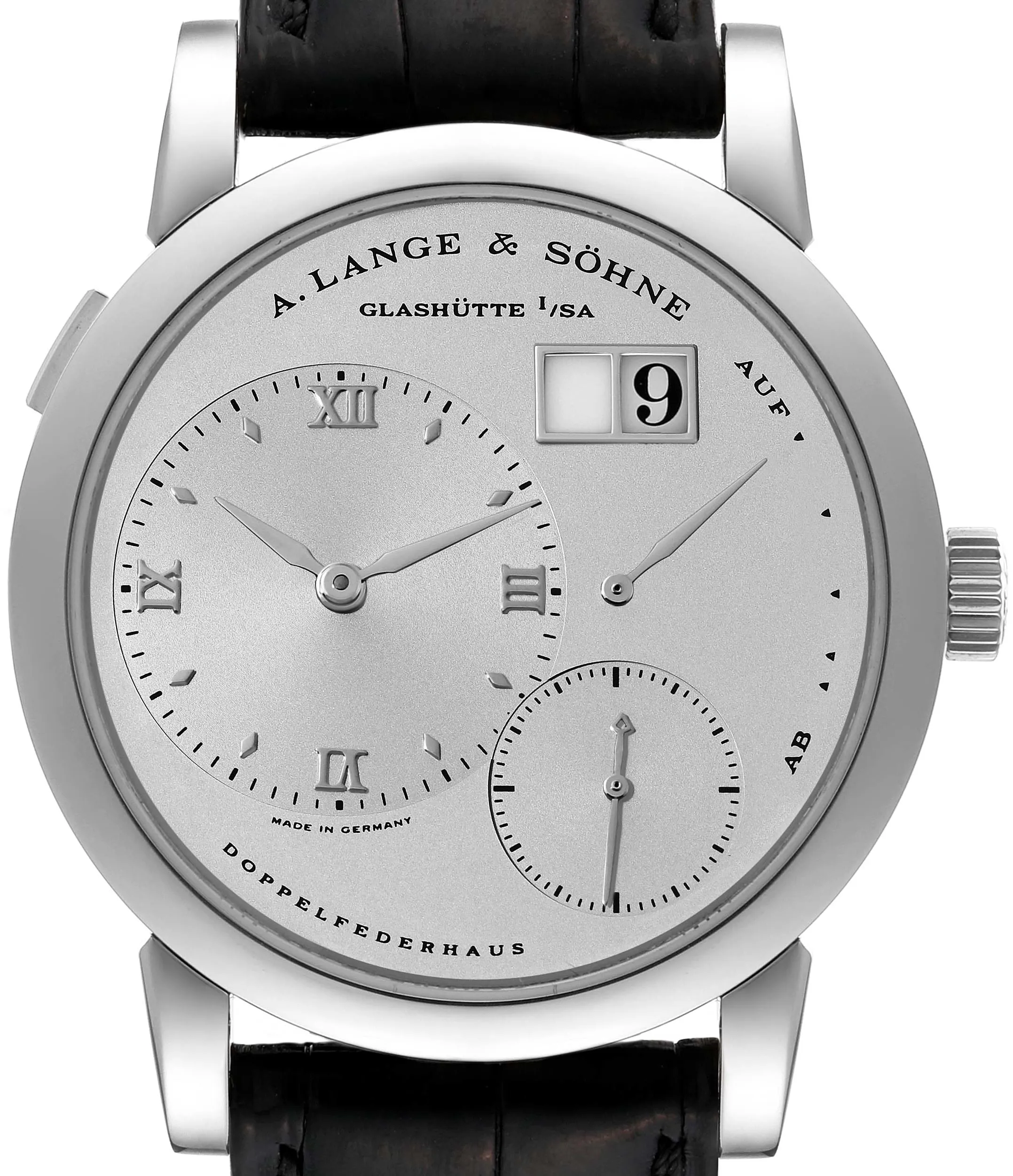 A. Lange & Söhne Lange 1 101.025 38.5mm Platinum Silver