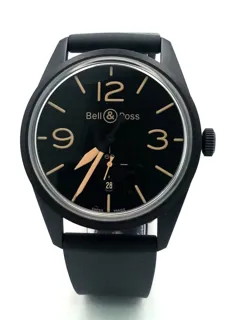 Bell & Ross BR123-95-SC Stainless steel Black