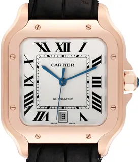 Cartier Santos WGSA0019 Rose gold Silver