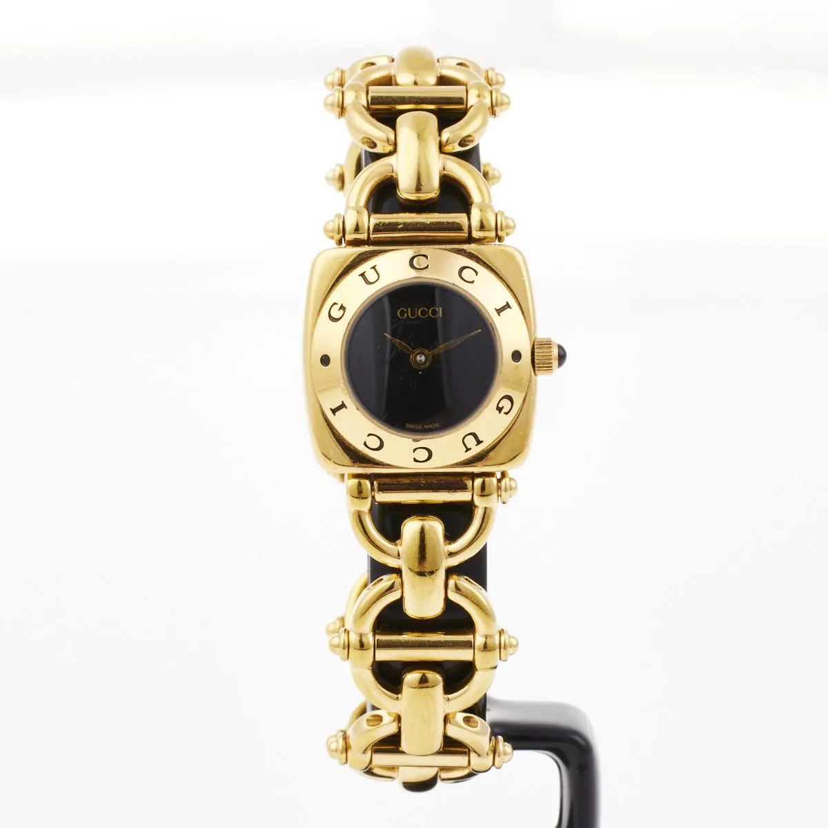 Gucci Horsebit 6400L 21.9mm Gold-plated Black