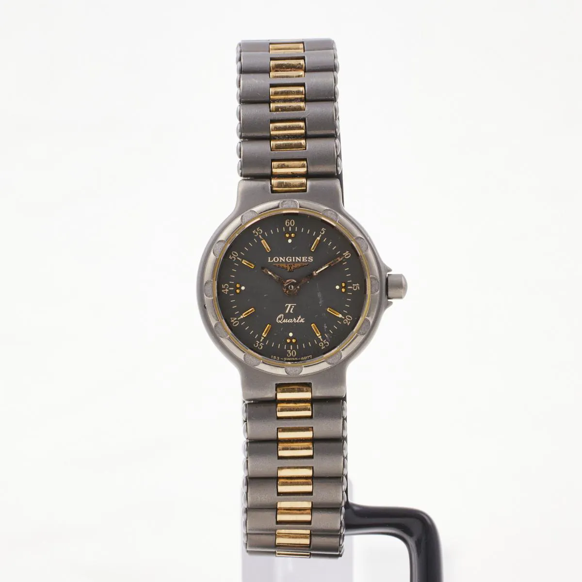 Longines Conquest 22095349 22mm Titanium and Yellow gold Gray