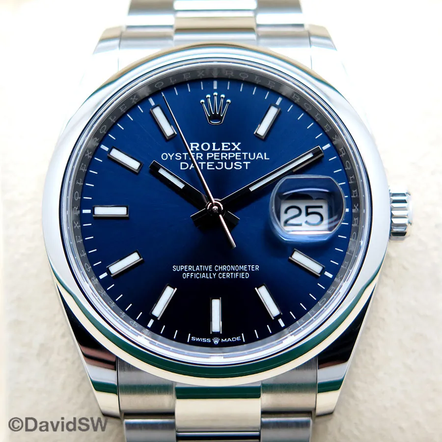 Rolex Datejust 36 126200 36mm Stainless steel Blue 2